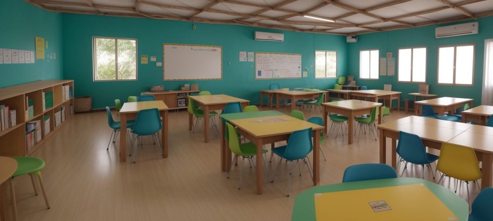 Estudantes em sala de aula utilizando estratégias práticas para superar dificuldades de aprendizagem