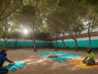 Professor interagindo com alunos, promovendo estratégias para lidar com a agressividade infantil na escola, em ambiente acolhedor e seguro.