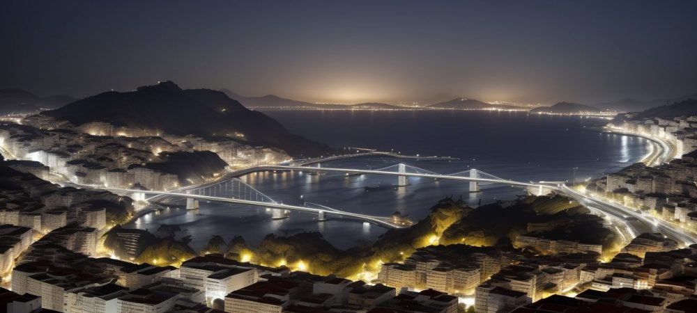 Imagem mostrando um ambiente de estudo com livros, um curso de português para concursos online e um mapa mental para otimizar o aprendizado