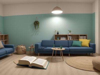 Estudantes focados em curso de português para concursos, utilizando mapas mentais para otimizar o aprendizado e a redação.