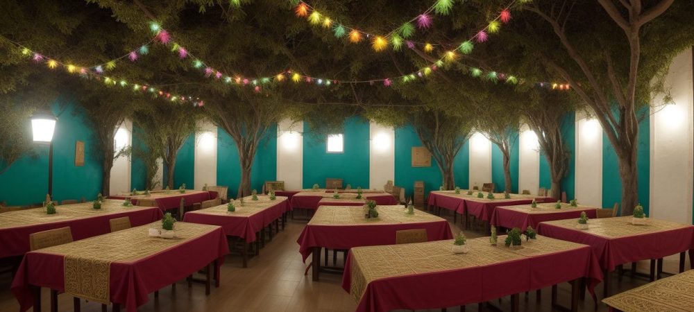 Alunos explorando o estudo da religião em uma sala de aula diversa, com foco em tolerância e respeito.