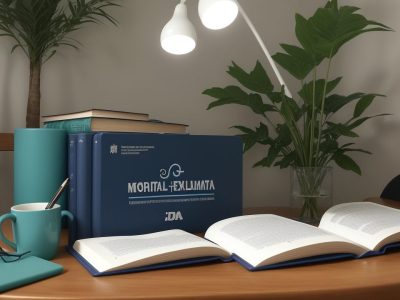 Representação visual do estudo do direito para iniciantes, com livros, um diploma e um mapa mental