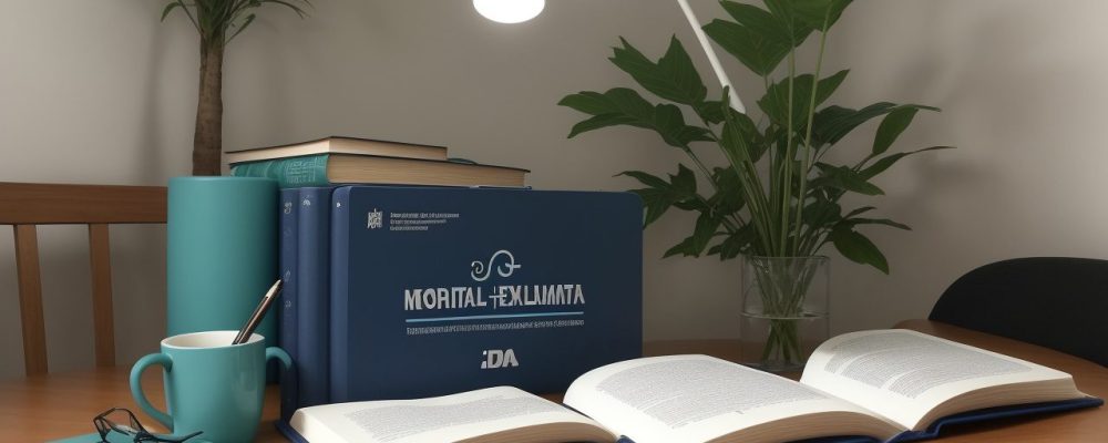 Representação visual do estudo do direito para iniciantes, com livros, um diploma e um mapa mental