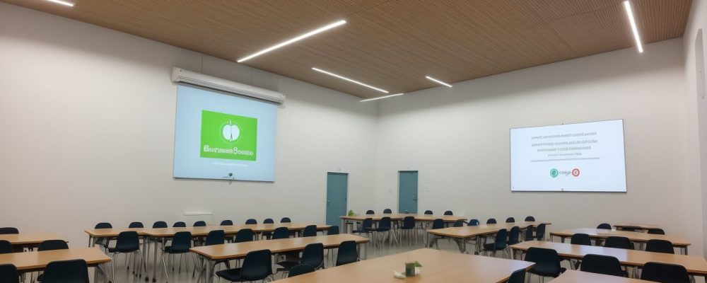 Imagem de alunos e professores em debate sobre ética na escola, representando a importância da educação e cidadania.