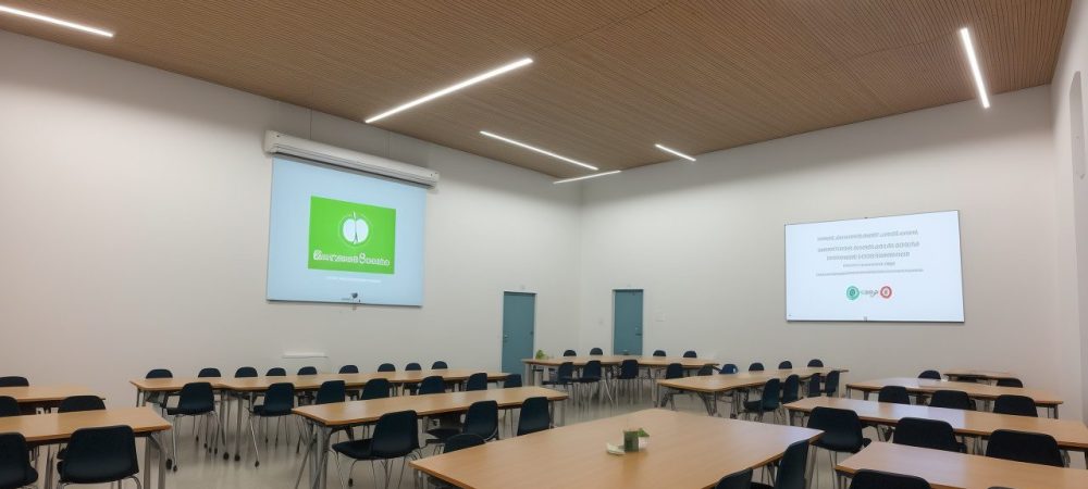 Imagem de alunos e professores em debate sobre ética na escola, representando a importância da educação e cidadania.