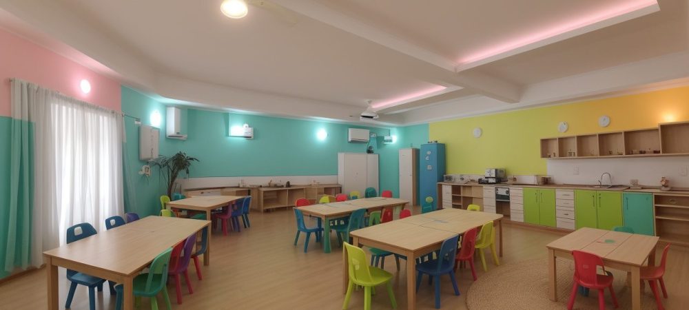 Crianças em sala de aula participando de atividades sobre ética na escola, promovendo a educação socioemocional