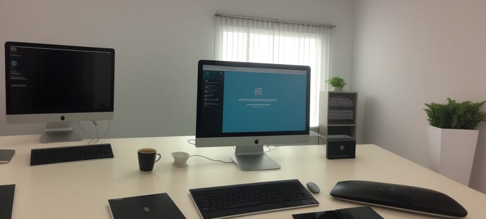 Imagem representando um ambiente de trabalho harmonioso, com foco em etiqueta empresarial e comunicação eficaz.