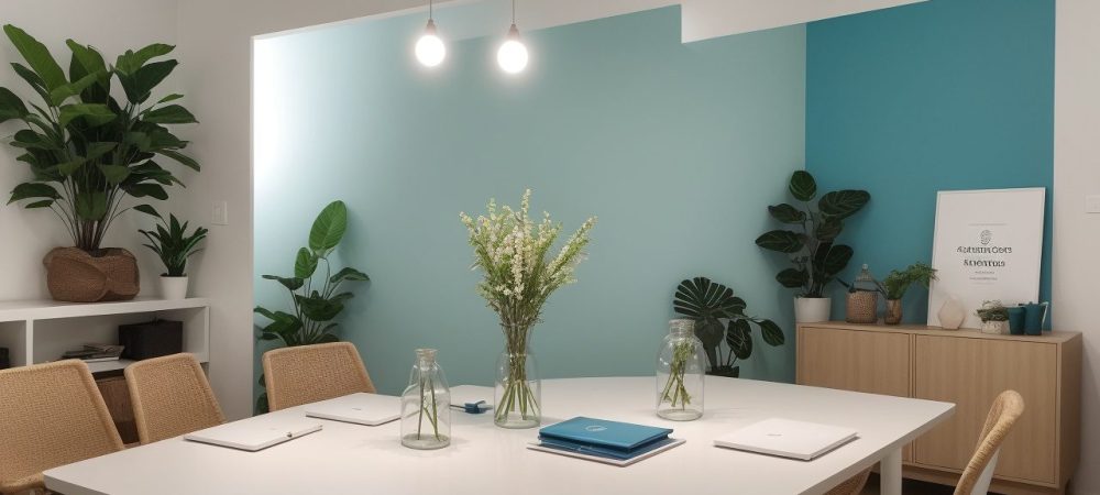 Imagem que representa etiqueta empresarial, mostrando profissionais em ambiente de trabalho, demonstrando comportamento profissional e netiqueta.