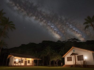 Ilustração mostrando a evolução da educação, com educadores e alunos interagindo em sala de aula, utilizando métodos históricos e contemporâneos.
