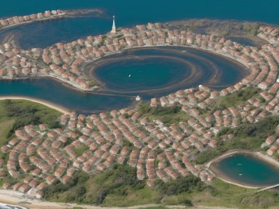 Representação visual da evolução da educação, com destaque para a história da educação no Brasil e teorias pedagógicas.