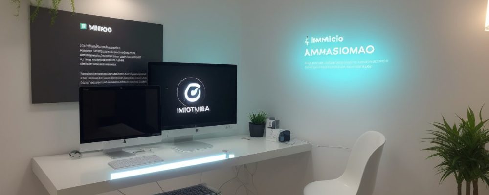 Profissional de atendimento ao cliente feliz, em um ambiente moderno de trabalho, após concluir o curso e aplicar técnicas