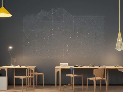 Ilustração que representa a história da matemática moderna, com referências a grandes matemáticos e evolução dos conceitos.