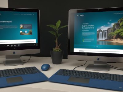 Interface do Microsoft FrontPage 2000 facilitando a criação de sites.