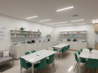 Ilustração de profissionais da saúde estudando farmacologia e medicamentos para otimizar o atendimento no setor público, com foco em capacitação.