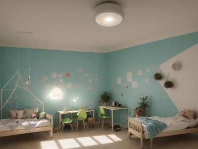 Ilustração mostrando conceitos de física clássica, como mecânica, cinemática e leis de Newton, aplicados em sala de aula, com estudantes e experimentos