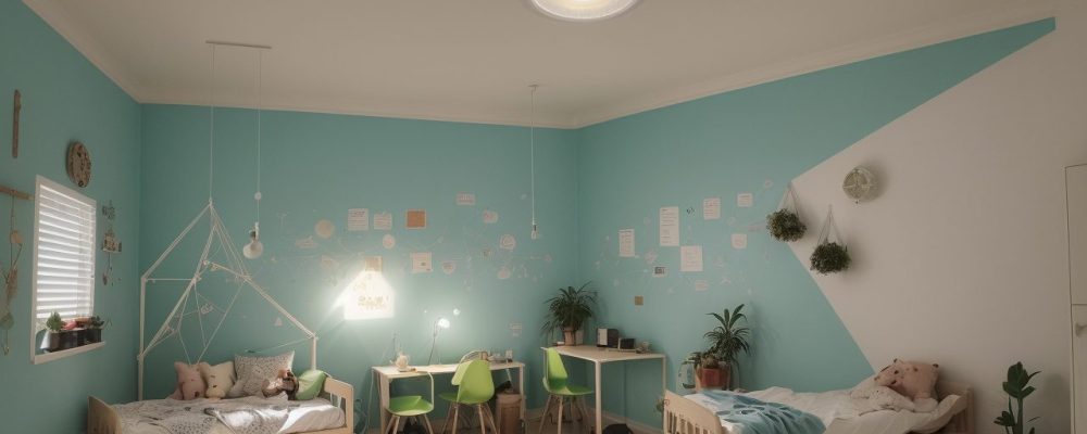 Ilustração mostrando conceitos de física clássica, como mecânica, cinemática e leis de Newton, aplicados em sala de aula, com estudantes e experimentos