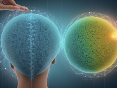 Representação visual da fisiologia humana, com foco nos sistemas do corpo, homeostase e interações celulares, em um estilo de ilustração científica.