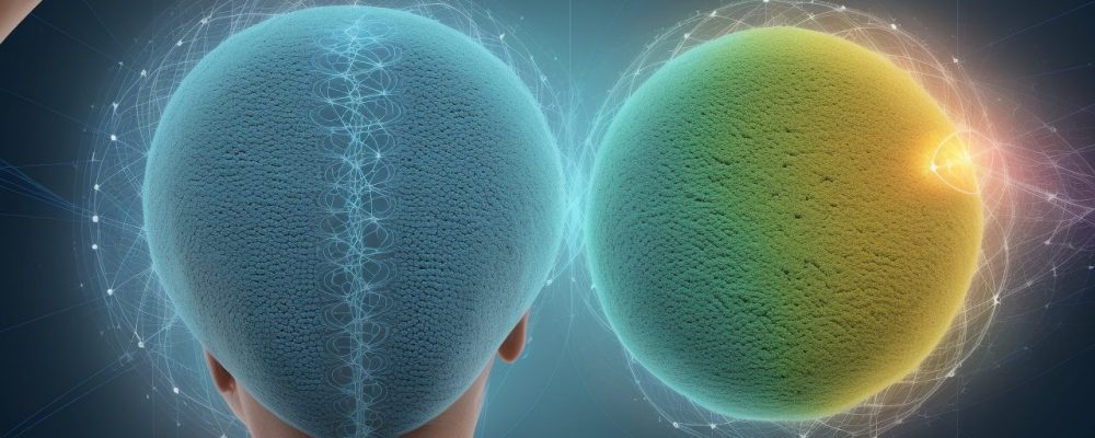 Representação visual da fisiologia humana, com foco nos sistemas do corpo, homeostase e interações celulares, em um estilo de ilustração científica.