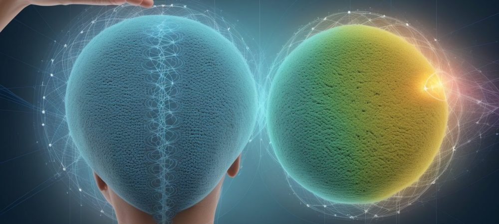 Representação visual da fisiologia humana, com foco nos sistemas do corpo, homeostase e interações celulares, em um estilo de ilustração científica.