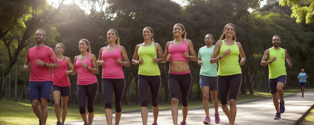 Representação da fisiologia do exercício e saúde, demonstrando como a prática de atividades físicas impacta positivamente a saúde e o bem-estar dos servidores públicos e da comunidade.