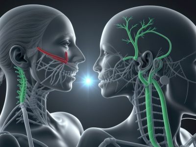 Representação visual de um curso online de fisiopatologia, mostrando o corpo humano e seus sistemas com foco na fisiopatologia das doenças