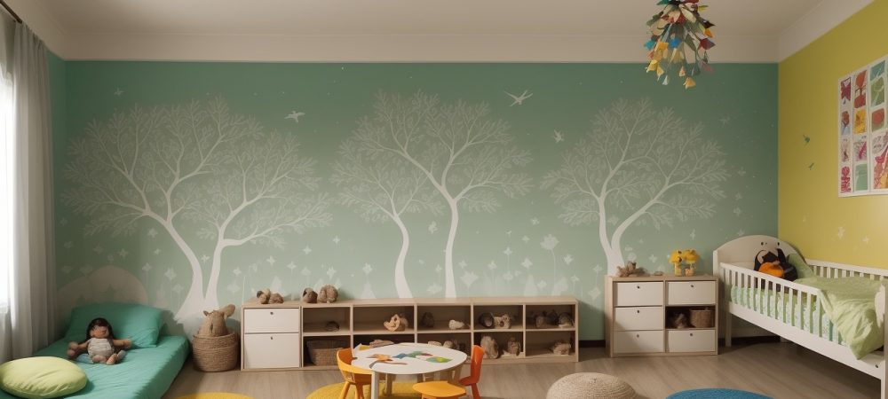 Crianças em sala de aula ouvindo contação de histórias sobre personagens do folclore brasileiro, como Saci e Curupira, aprendendo sobre cultura e tradições