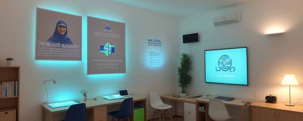 Professora explicando gêneros digitais em sala de aula, utilizando tecnologias digitais e BNCC como referência