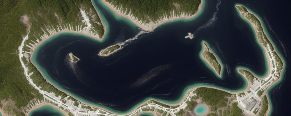 Imagem mostrando um mapa do Brasil com destaque para as áreas de geografia humana e meio ambiente, com pessoas trabalhando em planejamento urbano, simbolizando a aplicação da geografia.