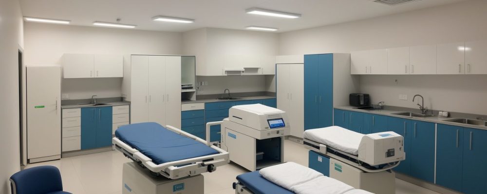 Imagem mostrando o gerenciamento de equipamentos hospitalares, com foco em manutenção e segurança para o setor público.