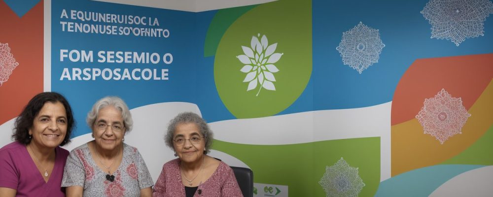 Imagem ilustrando a gerontologia social e o envelhecimento ativo, com foco em cuidados com idosos e políticas públicas.