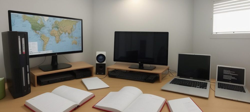 Servidores estudando gestão documental online para otimizar o controle de arquivos e documentos no setor público