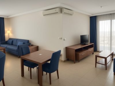 Imagem mostrando a gestão hoteleira com foco em administração, gerenciamento e hotelaria, com elementos visuais que indicam sucesso e satisfação dos hóspedes.