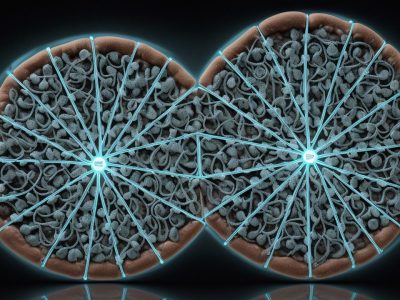 Representação visual de uma cadeia de suprimentos eficiente, com gráficos e elementos que simbolizam a gestão estratégica e o fluxo otimizado.
