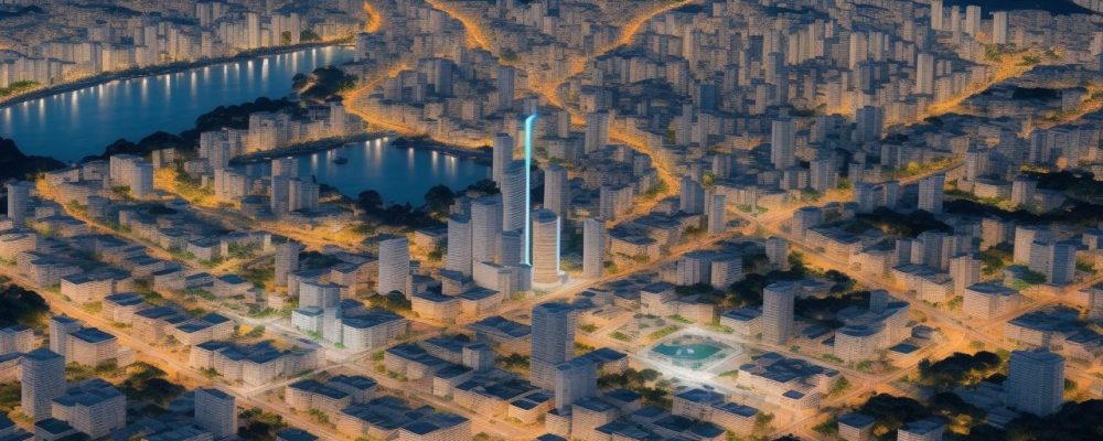 Representação visual da gestão de políticas públicas, mostrando o impacto na sociedade e a importância da eficiência.