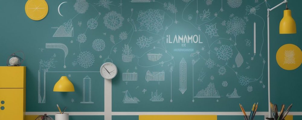 Imagem de um servidor público estudando elaboração de projetos em um curso online, com gráficos e planejamento estratégico em destaque.