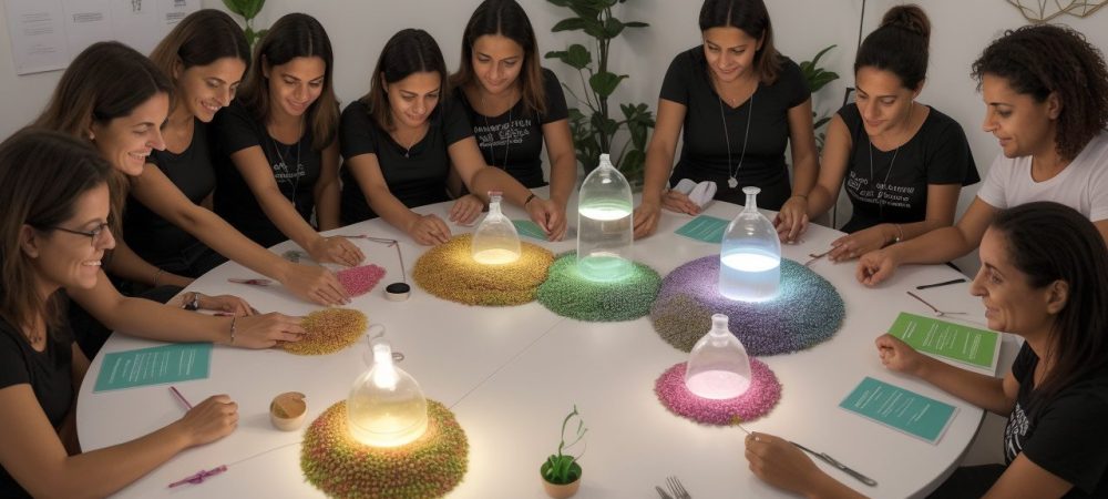 Imagem ilustrando gestão de projetos sociais, com pessoas trabalhando em equipe para impactar positivamente a comunidade