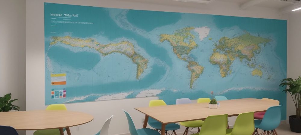 Ilustração de profissionais colaborando em estratégias de Gestão de Recursos Humanos para melhorar o clima organizacional e o desenvolvimento de pessoas.