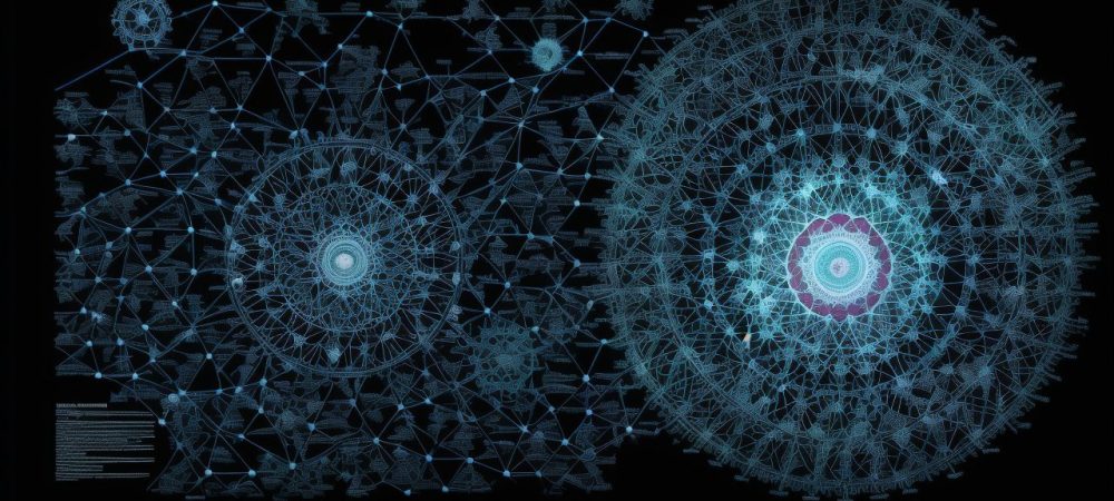 Ilustração de um sistema de gestão de riscos com gráficos e ícones representando análise de dados, compliance e prevenção de fraude, com foco no BPM e suas ferramentas.