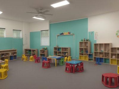 Crianças praticando ginástica na escola, demonstrando alegria e desenvolvimento de habilidades motoras e sociais.