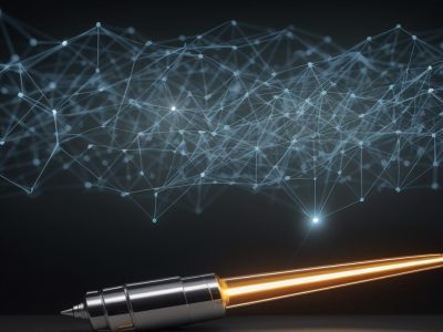 Representação visual do Google Analytics com gráficos e dados, simbolizando a análise e otimização de campanhas de marketing digital.