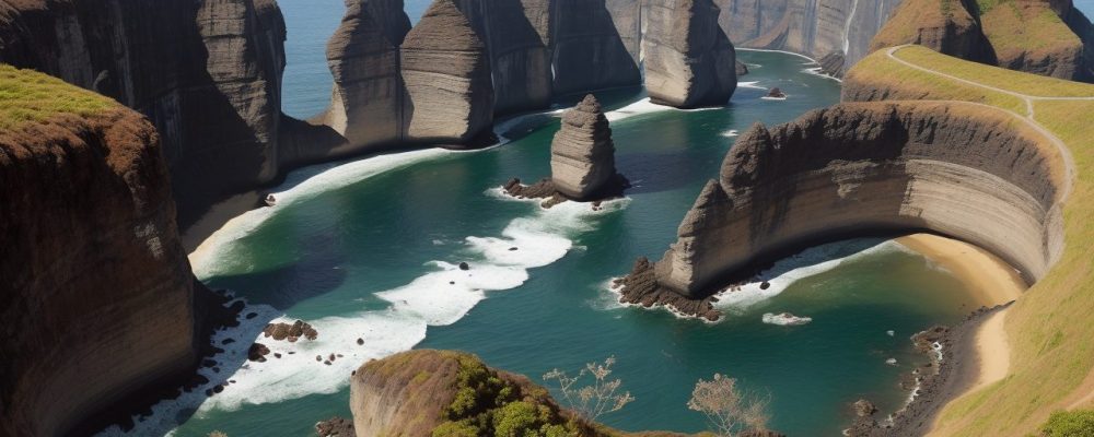 Imagem de um guia de turismo regional apresentando destinos turísticos e dicas de viagem para explorar a região