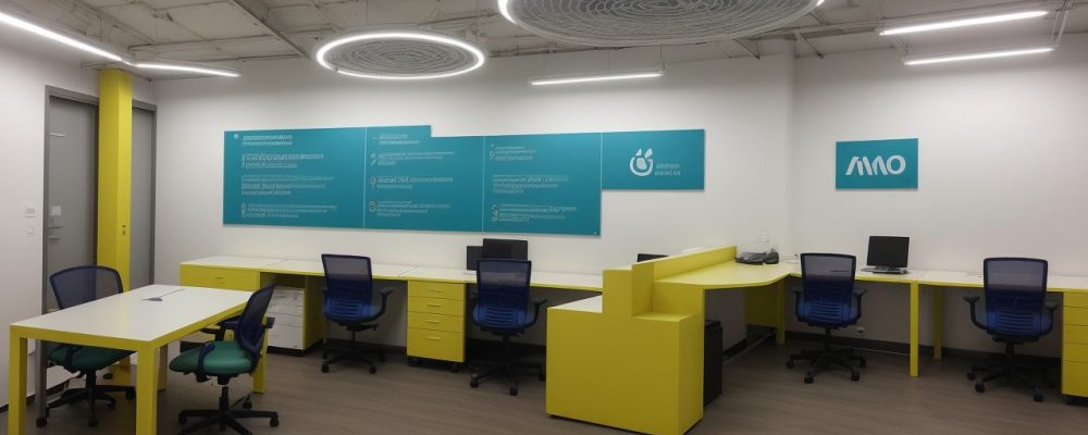 Servidores públicos em um ambiente de trabalho seguro, com foco em higiene ocupacional e prevenção de riscos.