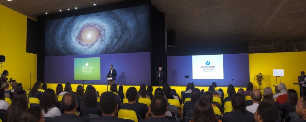 Uma cena vibrante refletindo a importância da história da arte na educação e cultura.