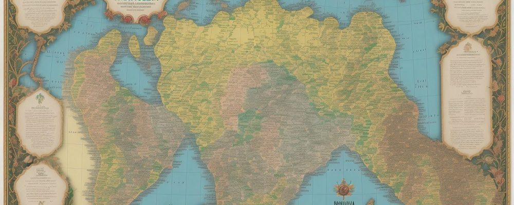 Representação visual da história do Brasil, com foco nos períodos colonial, imperial e republicano, ilustrando a independência e o Brasil colônia.