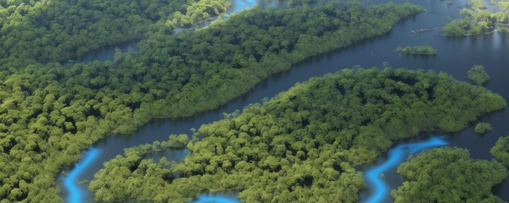 Representação visual de um sistema de gestão ambiental com a norma ISO 14001, mostrando engrenagens e um planeta Terra, simbolizando sustentabilidade e eficiência.