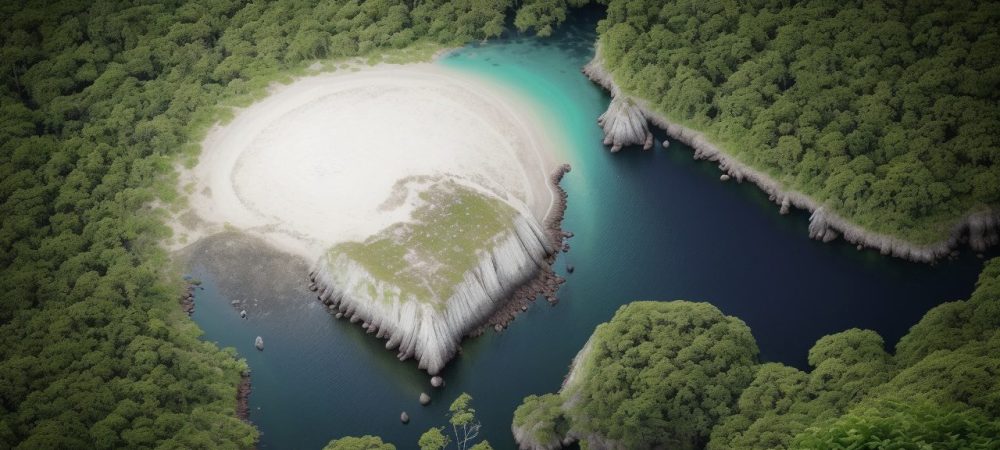 Ilustração de um sistema de gestão ambiental ISO 14001 sendo implementado em uma instituição pública, com foco em sustentabilidade e eficiência.