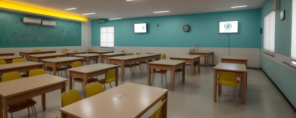 Educadores observando sinais de dificuldades de aprendizagem em alunos na sala de aula