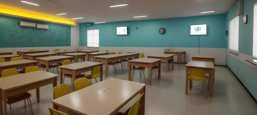 Educadores observando sinais de dificuldades de aprendizagem em alunos na sala de aula