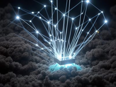 Coordenador Político Executivo analisando dados e implementando a LGPD em um escritório moderno e iluminado