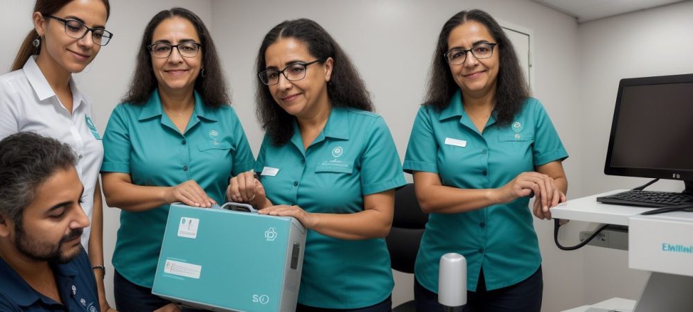 Representação visual da implementação da ISO 9001 na administração pública, com foco em eficiência, satisfação do cidadão e melhoria contínua.